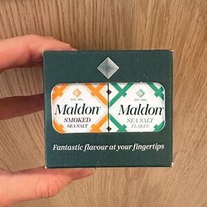 Maldon Mini Smoked and Sea Salt Tin Set (Tins only, no salt!)